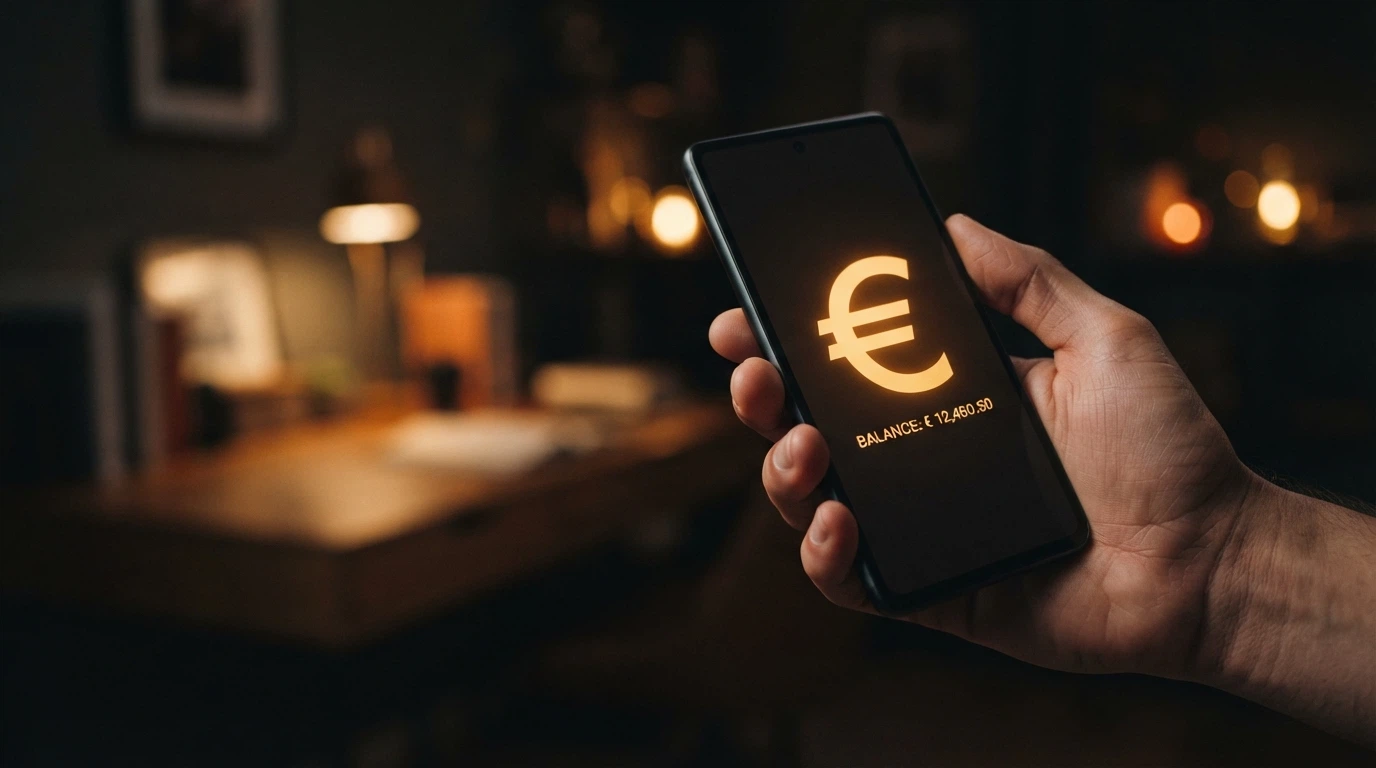 Cartera digital de criptomonedas con iconos de Bitcoin, Ethereum y USDT flotando sobre un fondo oscuro con un candado abierto