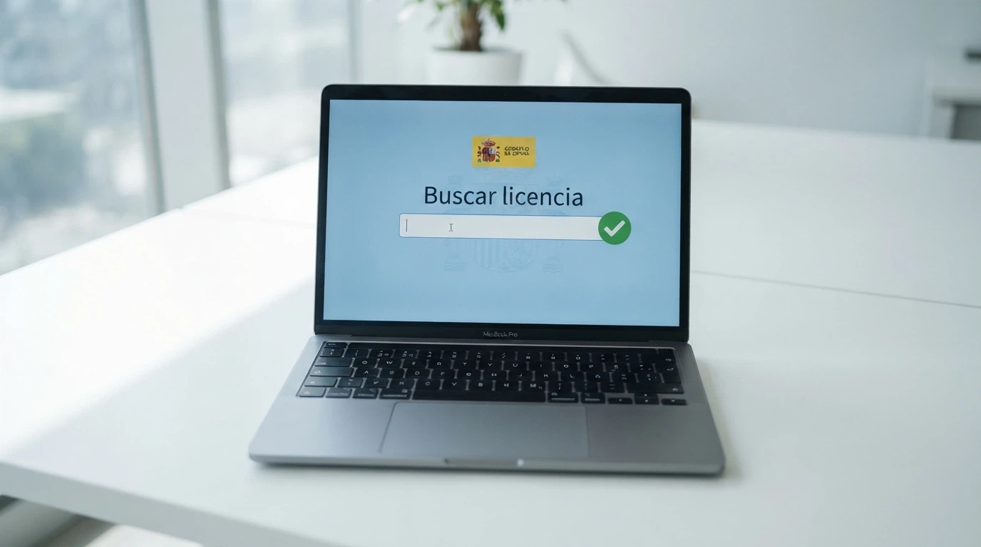 Pantalla del registro oficial de la DGOJ (ordenacionjuego.es) con el buscador de licencias y el sello de juego seguro visible